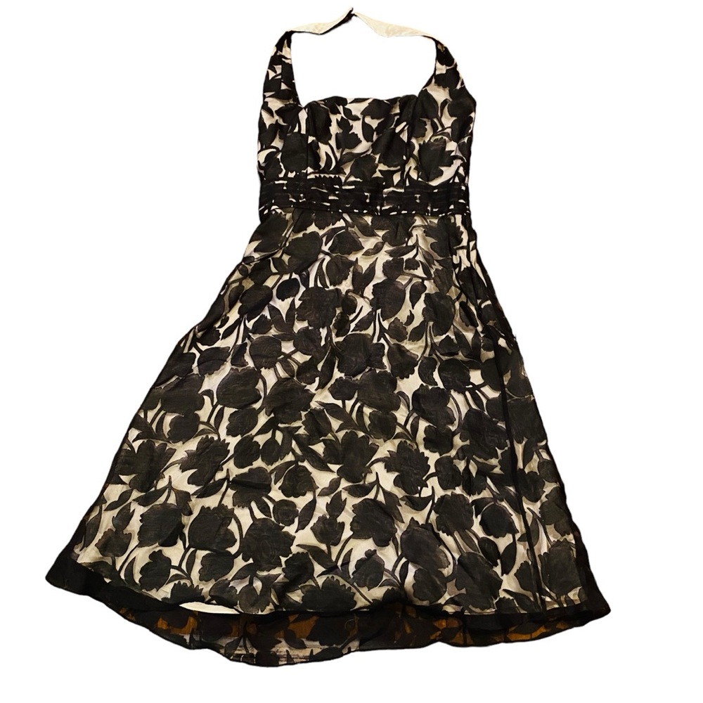 NWT Ann Taylor Halter Fit and Flare Midi Dress